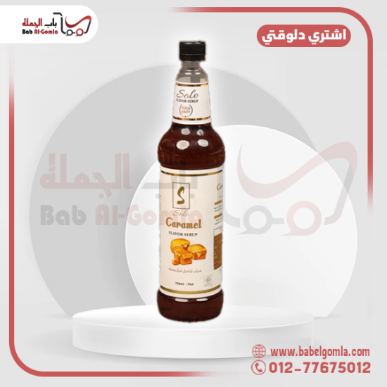 صورة سيراب كراميل صولو زجاجة 1 لتر 